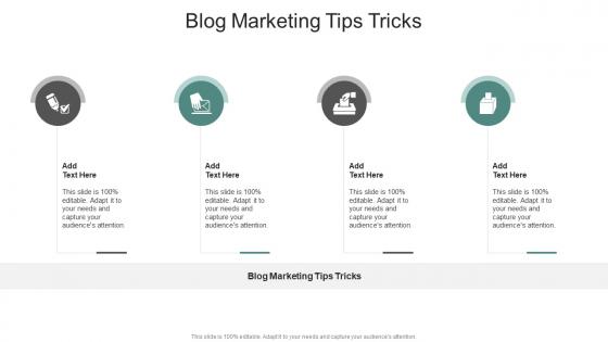 Blog Marketing Tips Tricks In Powerpoint And Google Slides Cpb