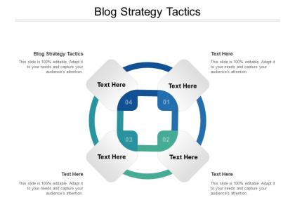 Blog strategy tactics ppt powerpoint presentation pictures example topics cpb