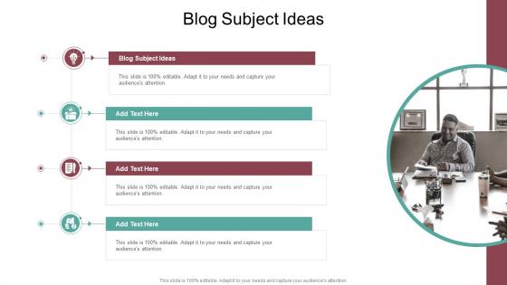 Blog Subject Ideas In Powerpoint And Google Slides Cpb