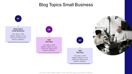 Blog Topics Small Business In Powerpoint And Google Slides Cpb