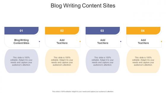 Blog Writing Content Sites In Powerpoint And Google Slides Cpb