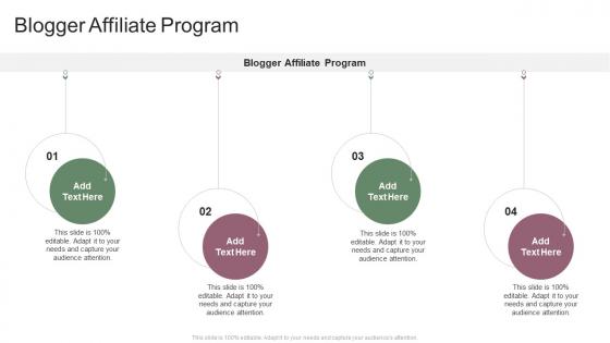 Blogger Affiliate Program In Powerpoint And Google Slides Cpb