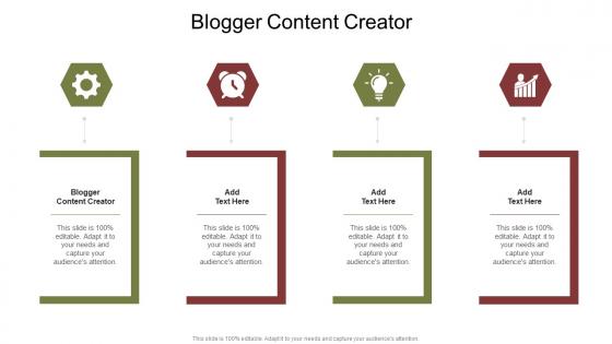 Blogger Content Creator In Powerpoint And Google Slides Cpb
