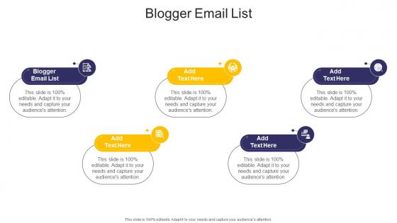Blogger Email List In Powerpoint And Google Slides Cpb