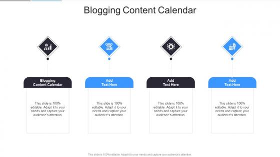 Blogging Content Calendar In Powerpoint And Google Slides Cpb