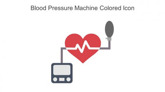 Blood Pressure Machine Colored Icon In Powerpoint Pptx Png And Editable Eps Format