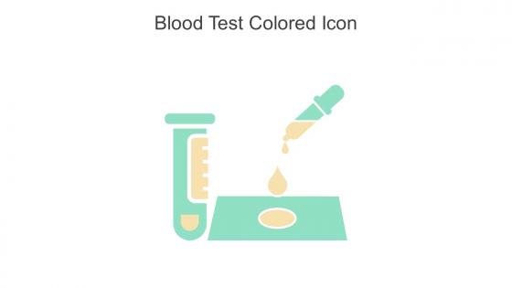 Blood Test Colored Icon In Powerpoint Pptx Png And Editable Eps Format