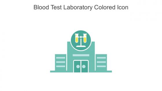 Blood Test Laboratory Colored Icon In Powerpoint Pptx Png And Editable Eps Format