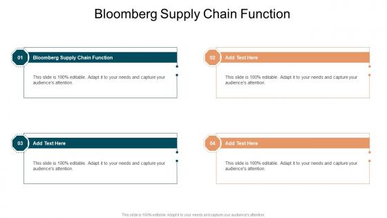 Bloomberg Supply Chain Function In Powerpoint And Google Slides Cpb