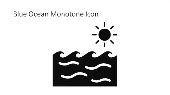 Blue Ocean Monotone Icon In Powerpoint Pptx Png And Editable Eps Format