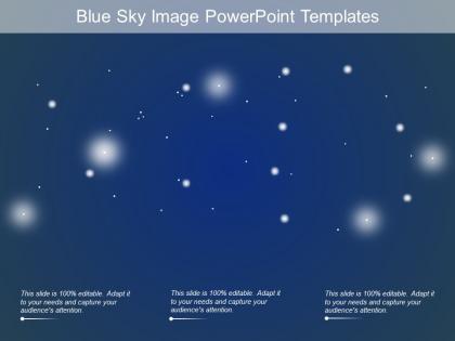 Blue sky image powerpoint templates