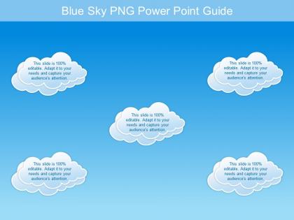 Blue sky png power point guide