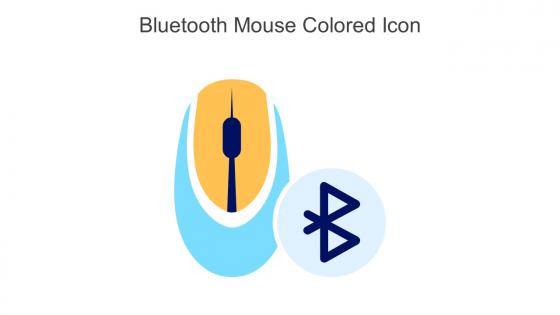 Bluetooth Mouse Colored Icon In Powerpoint Pptx Png And Editable Eps Format