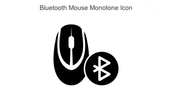 Bluetooth Mouse Monotone Icon In Powerpoint Pptx Png And Editable Eps Format