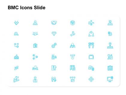 Bmc icons slide ppt powerpoint presentation infographics background