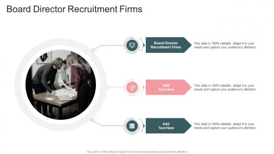 Board Director Recruitment Firms In Powerpoint And Google Slides Cpb