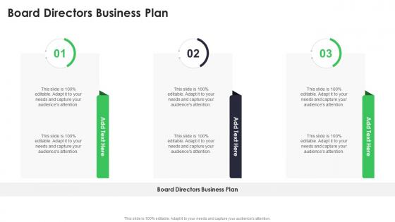 Board Directors Business Plan In Powerpoint And Google Slides Cpb