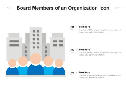 Board members of an organization icon