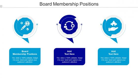 Board Membership Positions Ppt Powerpoint Presentation Summary Cpb