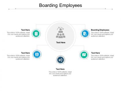 Boarding employees ppt powerpoint presentation file design cpb