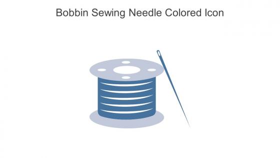 Bobbin Sewing Needle Colored Icon In Powerpoint Pptx Png And Editable Eps Format