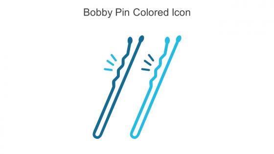 Bobby Pin Colored Icon In Powerpoint Pptx Png And Editable Eps Format