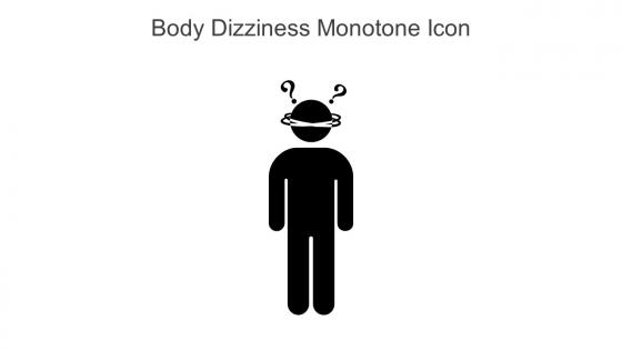 Body Dizziness Monotone Icon In Powerpoint Pptx Png And Editable Eps Format