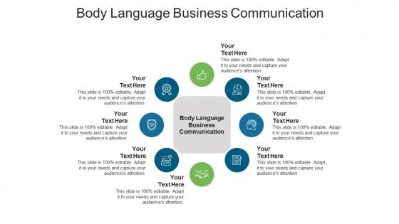 Body language business communication ppt powerpoint presentation model files cpb