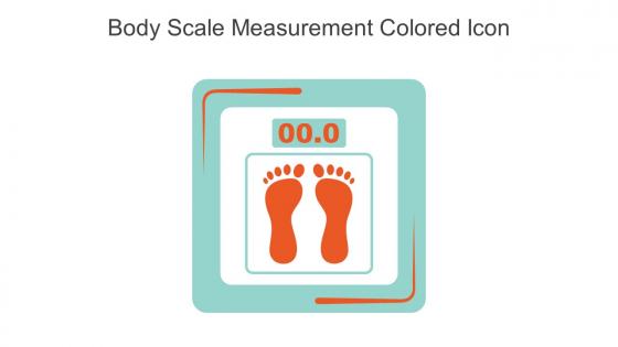 Body Scale Measurement Colored Icon In Powerpoint Pptx Png And Editable Eps Format