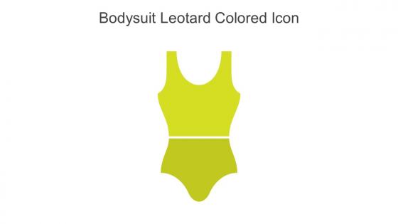 Bodysuit Leotard Colored Icon In Powerpoint Pptx Png And Editable Eps Format