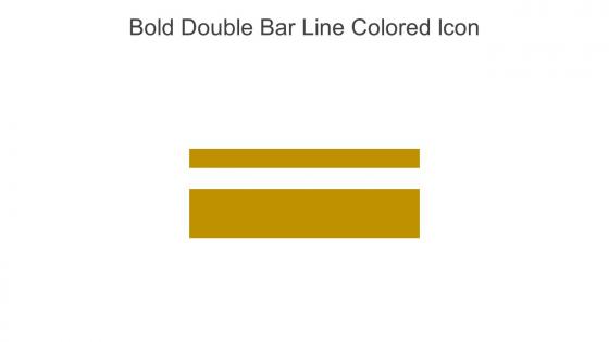 Bold Double Bar Line Colored Icon In Powerpoint Pptx Png And Editable Eps Format