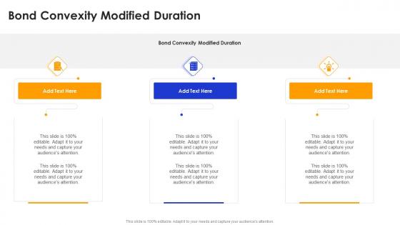 Bond Convexity Modified Duration In Powerpoint And Google Slides Cpb