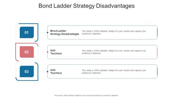 Bond Ladder Strategy Disadvantages In Powerpoint And Google Slides Cpb
