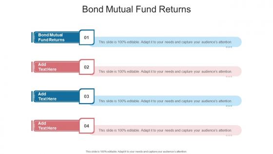 Bond Mutual Fund Returns In Powerpoint And Google Slides Cpb
