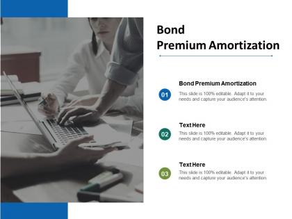 Bond premium amortization ppt powerpoint presentation summary graphics template cpb