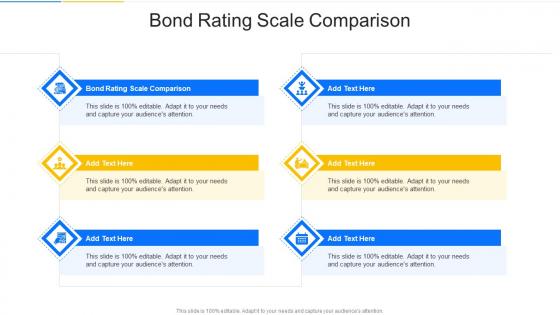 Bond Rating Scale Comparison In Powerpoint And Google Slides Cpb