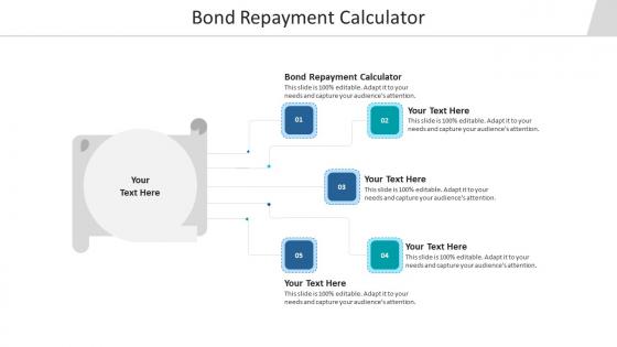 Bond repayment calculator ppt powerpoint presentation summary influencers cpb