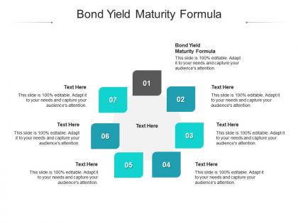 Bond yield maturity formula ppt powerpoint presentation professional format cpb