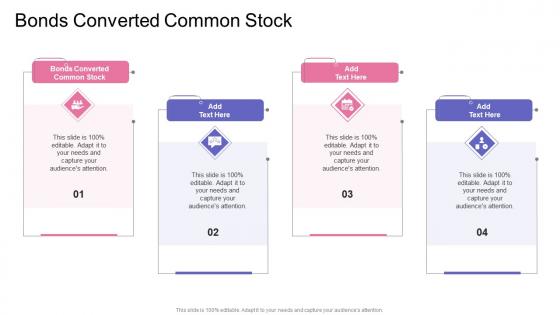 Bonds Converted Common Stock In Powerpoint And Google Slides Cpb