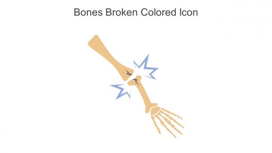 Bones Broken Colored Icon In Powerpoint Pptx Png And Editable Eps Format