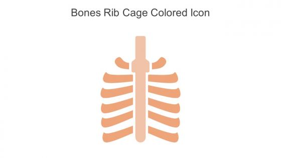 Bones Rib Cage Colored Icon In Powerpoint Pptx Png And Editable Eps Format