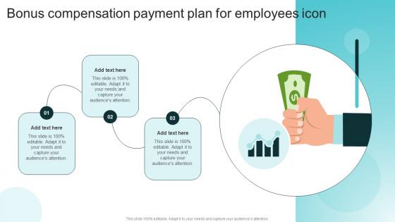 Bonus Compensation Payment Plan For Employees Icon