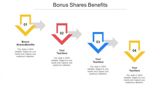 Bonus Shares Benefits Ppt Powerpoint Presentation Infographics Show Cpb