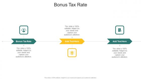 Bonus Tax Rate In Powerpoint And Google Slides Cpb