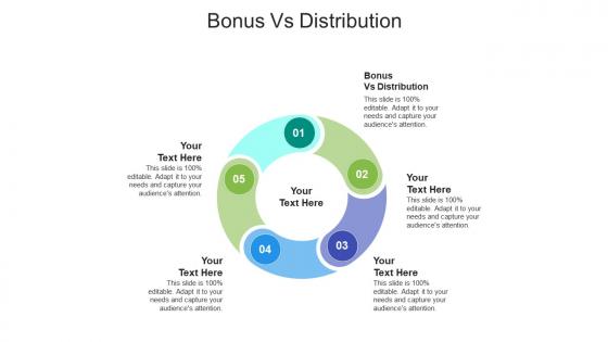 Bonus vs distribution ppt powerpoint presentation model visuals cpb