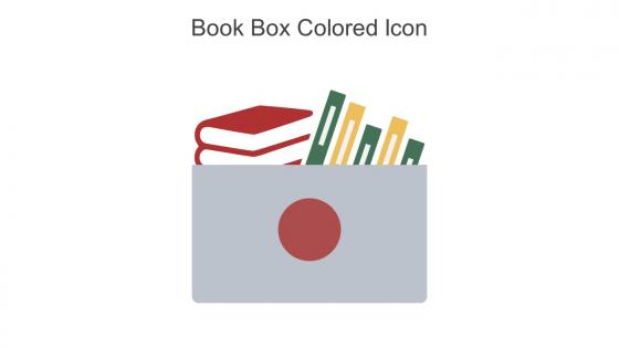 Book Box Colored Icon In Powerpoint Pptx Png And Editable Eps Format