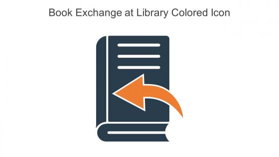 Book Exchange At Library Colored Icon In Powerpoint Pptx Png And Editable Eps Format