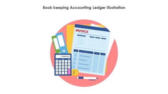 Book Keeping Accounting Ledger Illustration