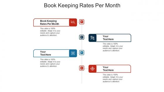 Book keeping rates per month ppt powerpoint presentation infographics elements cpb