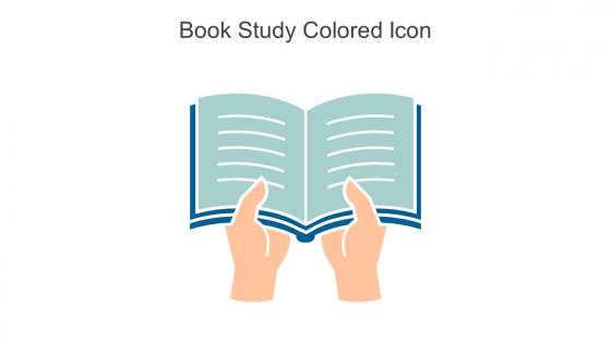 Book Study Colored Icon In Powerpoint Pptx Png And Editable Eps Format